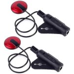 2pcs piezo contact microphone pickup pour guitare violon banjo mandoline ukulélé 2pcs piezo contact microphone pickup pour guitare violon banjo mandoline ukulélé