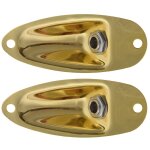 2pcs prises de plaque sortie entree bateau pour strat pieces remplacement guitare