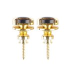 2pcs serrures de sangle de guitare dispositif de scurit pour basse de guitare electrique, c