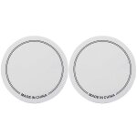 2pcs simple / double pdale grosse grosse patchs drumhead kick pad protecteur pour les mlomanes, les ...