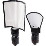 2pcs softbox diffuseur speedlite flash diffuseur flash universel rflecteur diffuseur de flash pliable ...