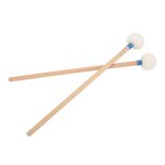 2pcs tambour maillet feutre tte poigne en bois instrument antidrapant kit d'accessoires pour jouerbleu ...