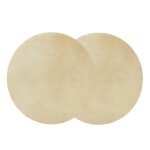 2pcs tambour tte faux buffle cuir cohrent son clair pour tambour bongo africain (8. 5)