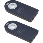 2pcs tlcommandes infrarouges sans fil dclencheur remplacement compatible avec nikon d40 d80 d70 d70s ...