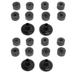 2set cymbale feutre manche cymbales en plastique accessoires de remplacement pour kits de batterie instrument ...