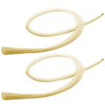 2x 32 pouces 80cm archet de violon en crin de cheval naturels - blanc