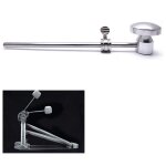 2x accessoire d'instrument de percussion batteur pdale tambour d'alliage d'aluminium grosse caisse, ...