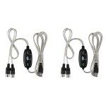 2x adaptateur de convertisseur de cāble midi vers usb pc vers synthétiseur adaptateur de clavier musical ... 2x adaptateur de convertisseur de cāble midi vers usb pc vers synthétiseur adaptateur de clavier musical ...