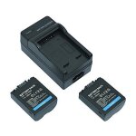 2x batterie cga cgr - s006 + chargeur pour panasonic