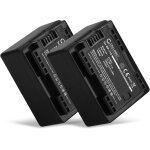 2x batterie remplacement bp - 718 bp - 727 1600mah pour canon legria hf r806 r86 hf r706 hf r606 hf r506 ...