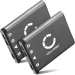 2x batterie remplacement en - el10 700mah pour nikon coolpix s3000 s3400 s200 s202 s203 s205 s210 s220 ...