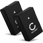 2x batterie remplacement en - el14, en - el14a 1050mah pour nikon d5600 d5500 d5300 d5200 d5100 d3400 ...