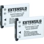 2x batteries remplacement pour fuji / fujifilm np - 45, np - 45a pour appareil photo, reflex num��rique ...