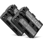 2x batterie remplacement np - fm500h 1600mah pour sony a7 ii a77 ii a99 ii alpha a57 a58 a65 a68 a200 ...
