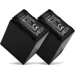 2x batterie remplacement np - fv100, - fv30, - fv70 3300mah pour sony fdr - ax53 fdr - ax700 fdr - ax100 ...