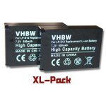 Vhbw 2x batterie compatible avec canon powershot sx70 hs appareil photo (650mah, 7, 2v, li - ion)
