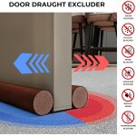 2x boudin isolant pour porte. boudin en similicuir réglable pour portes et fenêtres entre 32 et 94 cm. ... 2x boudin isolant pour porte. boudin en similicuir réglable pour portes et fenêtres entre 32 et 94 cm. ...