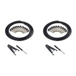 2x connecteurs sans soudure design c�ble de guitare kit patch p�dale diy