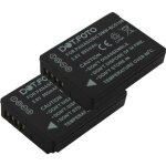 2x dot. foto panasonic dmw - bcg10, dmw - bcg10e batterie - 3, 6v / 895mah