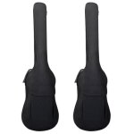 2x electrique housse pour guitare basse sac de transport rembourr� etui souple rembourrage 5 mm l�ger ...