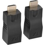 2x extenseur hdmi vers rj45, via convertisseur cat5e cat6, extenseur de c�ble r�seau hdmi vers rj45, ...