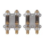 2x guitare laiton double tremolo pont stabilisateur bouchon dispositif armement ajusteur tremsetter esp ...