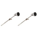 2x marteau de batteur de pedale de tambour de tete de silicone pour des accessoires d'instrument de percussion ...