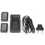 2x np - fw50 batterie + chargeur pour sony nex - 3, nex - 3n, nex - 5, nex - 5n, nex - 5r, nex - 5t , ...