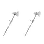2x pdale de grosse caisse batteur en alliage d'aluminium tte de marteau rglable accessoires d'instruments ...