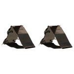 2x professionnel guitare ergonomique lifter de repos tabouret pied sangle repose - pieds support prise ...