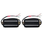 2x ramassage a double sortie bobinage rail chaud humbucker en c�ramique pour guitare electrique