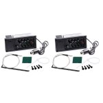 2x ramassage piézo d'égaliseur 4 bandes pour accordeur d'amplificateur de préampli guitare acoustique ... 2x ramassage piézo d'égaliseur 4 bandes pour accordeur d'amplificateur de préampli guitare acoustique ...