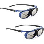 2x  rf pro deep heaven lunettes 3d pour projecteurs epson, jvc, sony compatibles avec elpgs03 [obturation ...