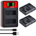 2x1500mah en - el14 / el14a batterie et chargeur led pour nikon d5600 d5500 d5200 d5100 d3500 d3400 d3300 ... 2x1500mah en - el14 / el14a batterie et chargeur led pour nikon d5600 d5500 d5200 d5100 d3500 d3400 d3300 ...