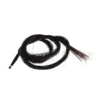 2xdark brown horse show tail hair extension bow pour 4 / 4 double bass accessoire