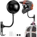 3 en 1 support pour casque moto polyvalent, porte de casque mural de rotation 180 affichage, avec double ... 3 en 1 support pour casque moto polyvalent, porte de casque mural de rotation 180 affichage, avec double ...
