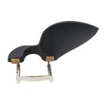 3 / 4 4 / 4 violon mentonnire bois avec support standard noir
