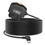 3. 5m cble d'alimentation obd pour camra embarque type c obd2, 12v - 36v adaptateur de kit cblage ...