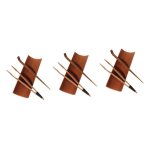 3 ensembles de bambou c�r�monie du th� ensemble d'ustensiles pour les amateurs de th�