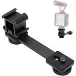 3 in 1 microphone hot shoe mount, camera shoe adapter, extension bracket, triple shoe mount adapter, ...