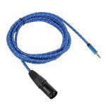 3 mtres 3. 5mm stro mle vers xlr mle adaptateur audio cble patch cordon accessoires