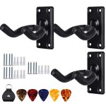 3 pack guitare mural cintres, style de guitare mur titulaires de crochets représente acoustique basse ... 3 pack guitare mural cintres, style de guitare mur titulaires de crochets représente acoustique basse ...