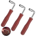 3 pcs cl� d'accordage marteau d'accord en forme de l pour outil d'accordage de piano cl�s d'accordage ...