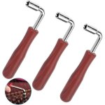 3 pcs cl d'accordage marteau d'accord en forme de l pour outil d'accordage de piano cls d'accordage ...