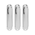 3 pcs guitare electrique simple bobine micro couverture cuivre instrument accessoire set kit argent
