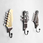 3 pices / ensemble vtements chapeau cintre crochet ttes ampli guitare crochets mural pour cls sundries ...