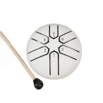 3 pouces 6 tons acier langue tambour mini main panique tambours avec baguettes percussion instruments ... 3 pouces 6 tons acier langue tambour mini main panique tambours avec baguettes percussion instruments ...