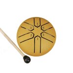 3 pouces 6 tons steel tongue drum mini hand pan drums avec baguettes percussion instruments de musique ... 3 pouces 6 tons steel tongue drum mini hand pan drums avec baguettes percussion instruments de musique ...