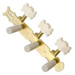 3 ttes de machine de accordeurs de cheville de rglage de chane en ligne pour les pices de guitares ...