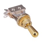 3 way short straight guitar toggle switch pickup selector avec chapeau en laiton compatible avec gibson ...